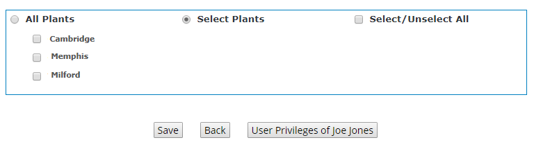 Select Plants